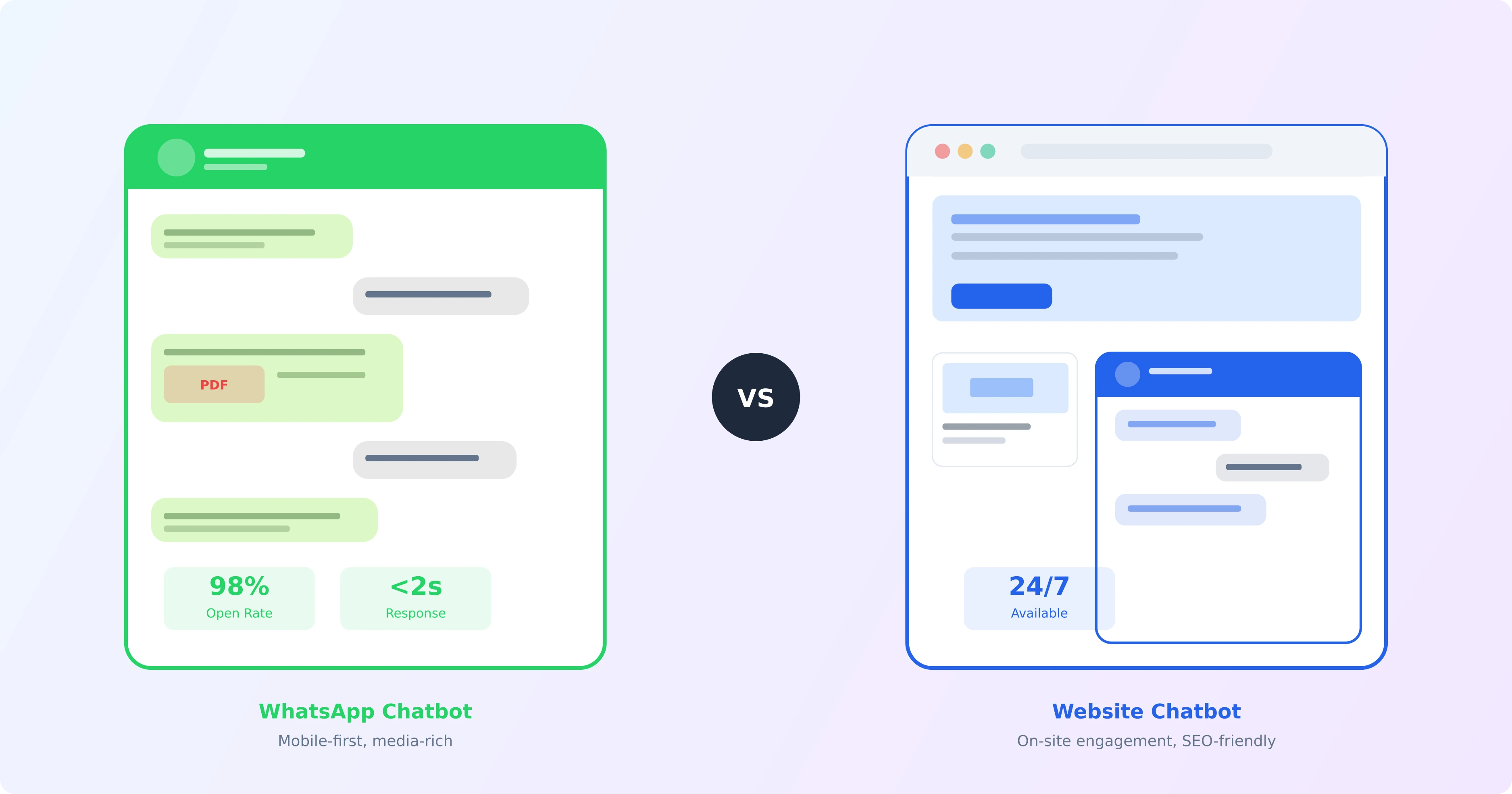 WhatsApp chatbot versus website chatbot comparison for real estate lead generation